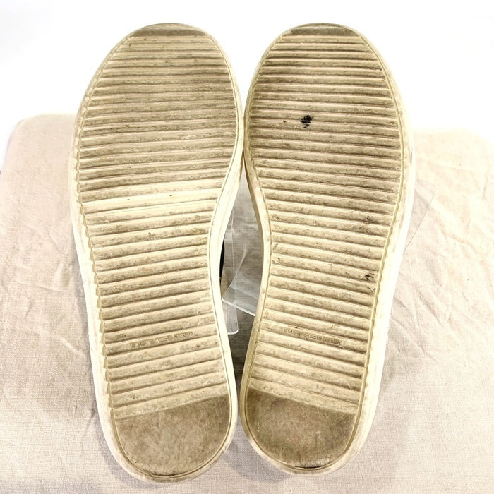 Rick Owens DRKSHDW リックオウエンス ダークシャドウ Ramones Low ラモーンズ ロー ローカットスニーカー ナイロン ブラック ホワイト 34341 Size EU43 (28cm相当) 福生店