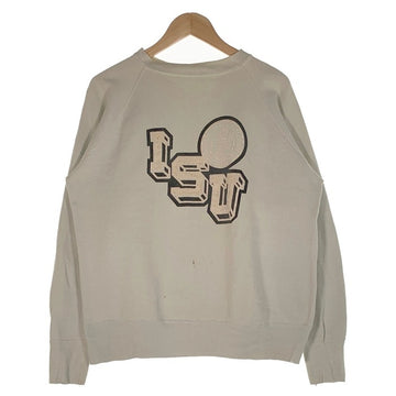 60's ISU カレッジプリント ラグランスリーブ クルーネックスウェットトレーナー ミント Size M 相当 福生店