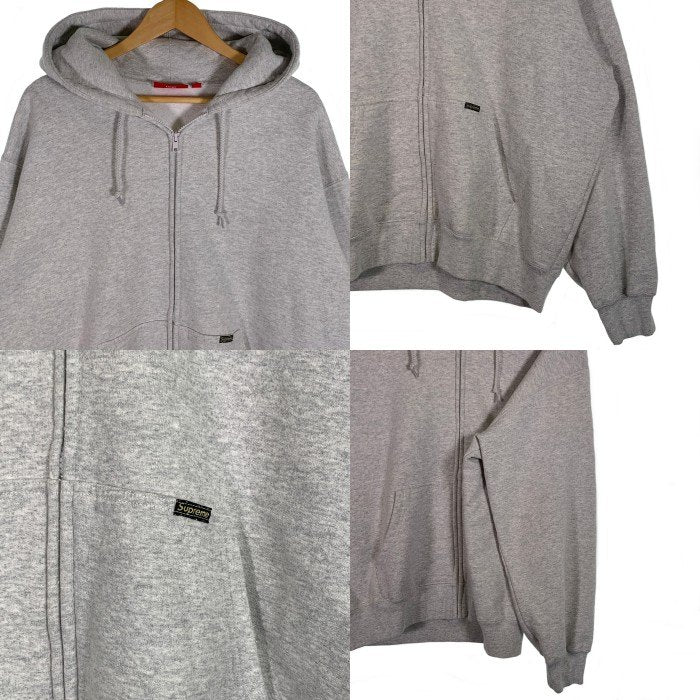 SUPREME シュプリーム 24AW Work Zip Up Hooded Sweatshirt ワーク ジップアップ スウェットパーカー アッシュグレー Size L 福生店