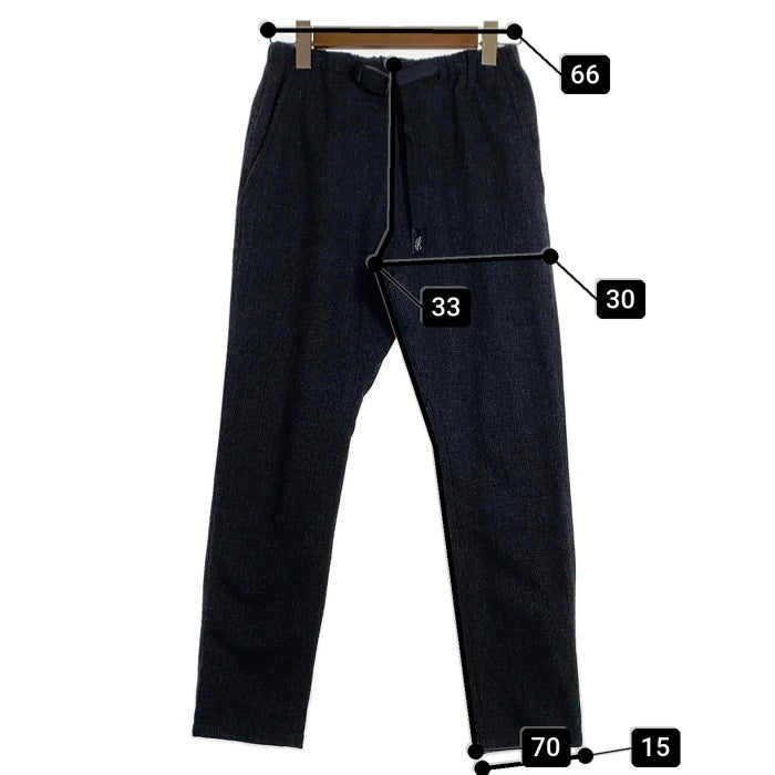 GRAMICCI グラミチ ホームスパン テーパードパンツ ウール チェック Green Label Relaxing別注 グレー GMP-19F1184 Size ASIA S 福生店