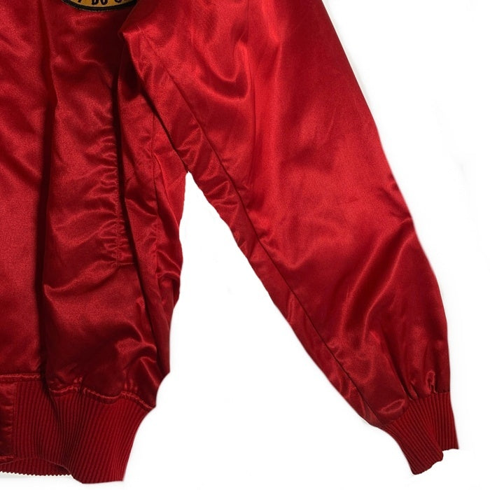 60's~ DUCK ダック スーベニアジャケット スカジャン Harley-Davidson DUCK商会 レッド Size M 福生店