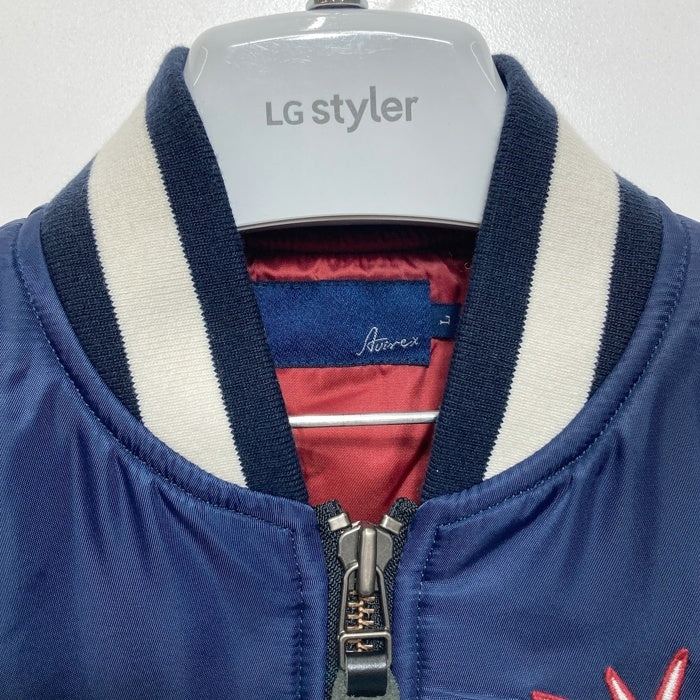 AVIREX アヴィレックス NYC アワードジャケット スタジャン ネイビー レディース 6262067 Size L 瑞穂店