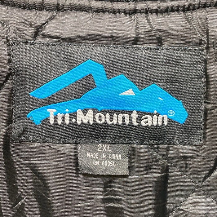 Tri-Mountain トライマウンテン 企業ロゴ ダックベスト ブラック size2XL 瑞穂店