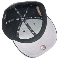 NEWERA ニューエラ Seattle Mariners シアトル マリナーズ  59FIFTY ベースボールキャップ ブラック サイドパッチ Size 7 1/8(56.8cm) 福生店