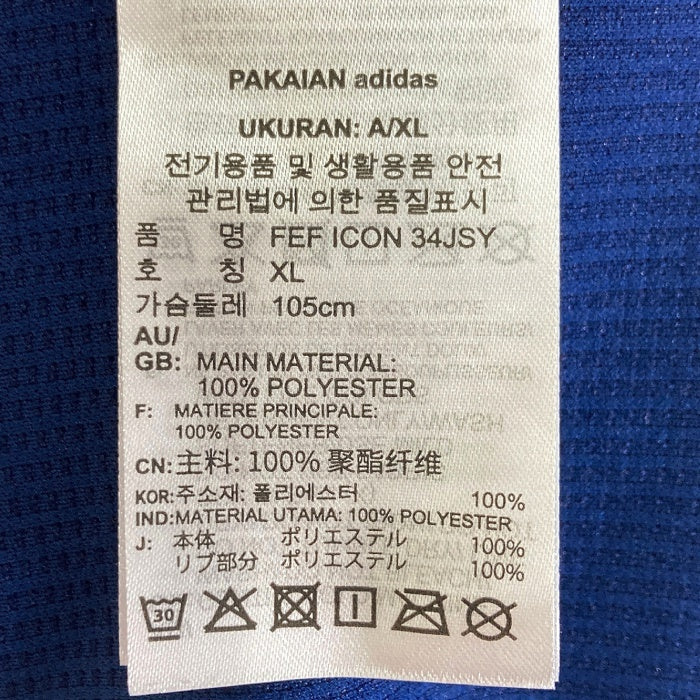 adidas アディダス 2010年ワールドカップ南アフリカ大会 優勝記念品 スペイン代表 Tシャツ ネイビー size2XL 瑞穂店