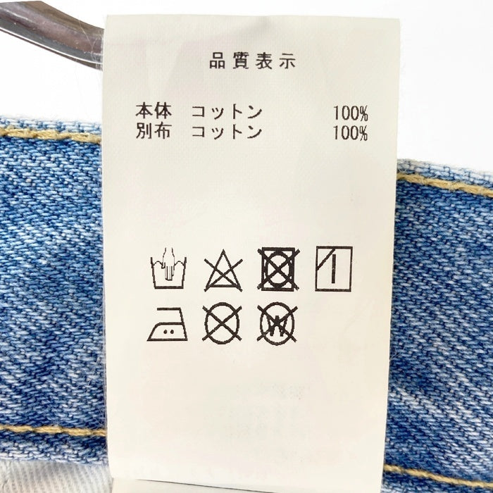 DESCENDANT ディセンダント 1995 Wide ダメージ加工 デニムパンツ ライトインディゴ size2 瑞穂店