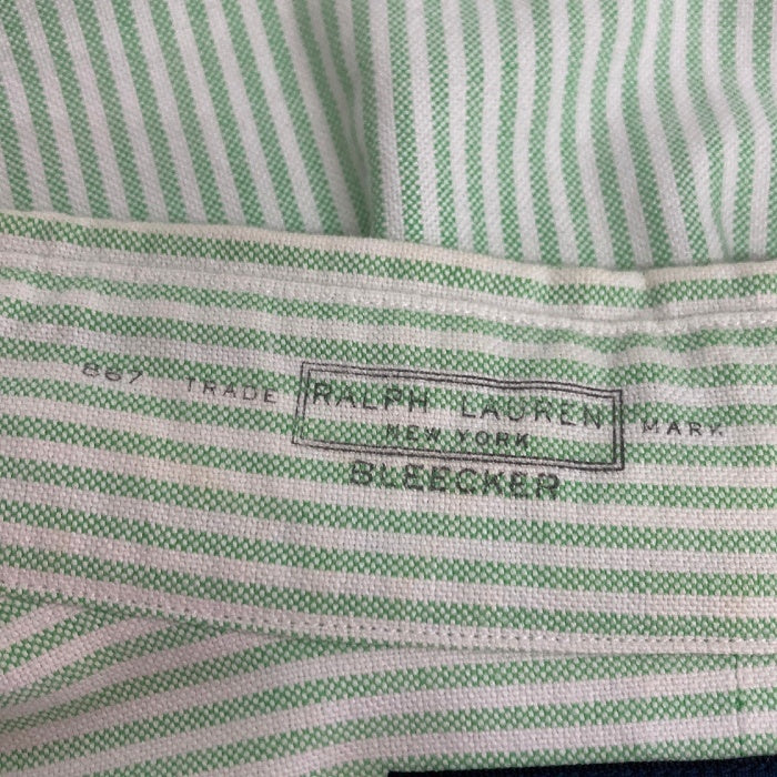Ralph Lauren ラルフローレン キャンディストライプ ボタンダウン 長袖シャツ グリーン size15 1/2 瑞穂店