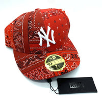 NEW ERA ニューエラ KITH キス 59FIFTY Yankees Deconstructed Bandana Low Profile ベースボールキャップ レッド Size 7 1/2 (59.6cm) 福生店