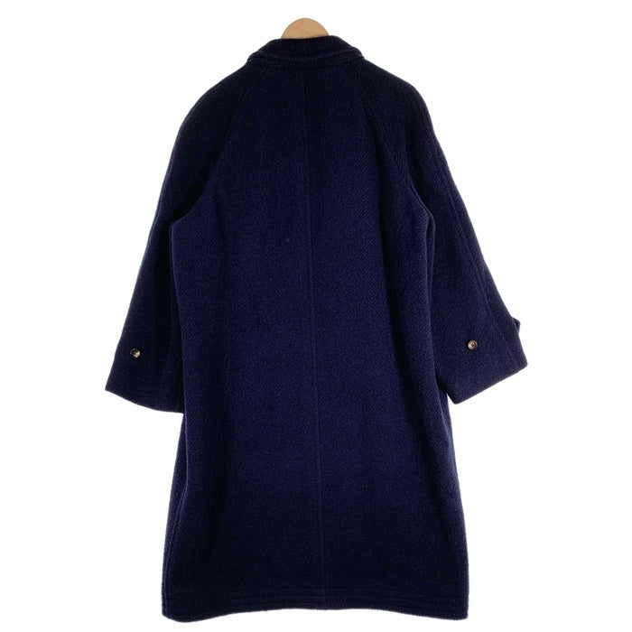 COMME des GARCONS HOMME コムデギャルソンオム ウール チェスターコート 比翼 ロング ラグランスリーブ ネイビー オールド HC-090100M Size M 福生店