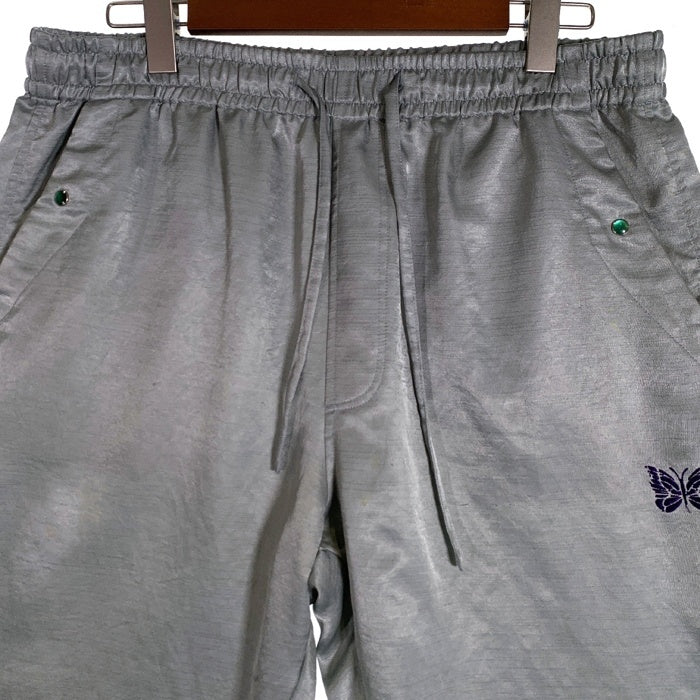 Needles ニードルズ String Cowboy Short - Poly Slub Sateen ストリングカウボーイショーツ サテンショートパンツ グレー MR255 Size XL 福生店