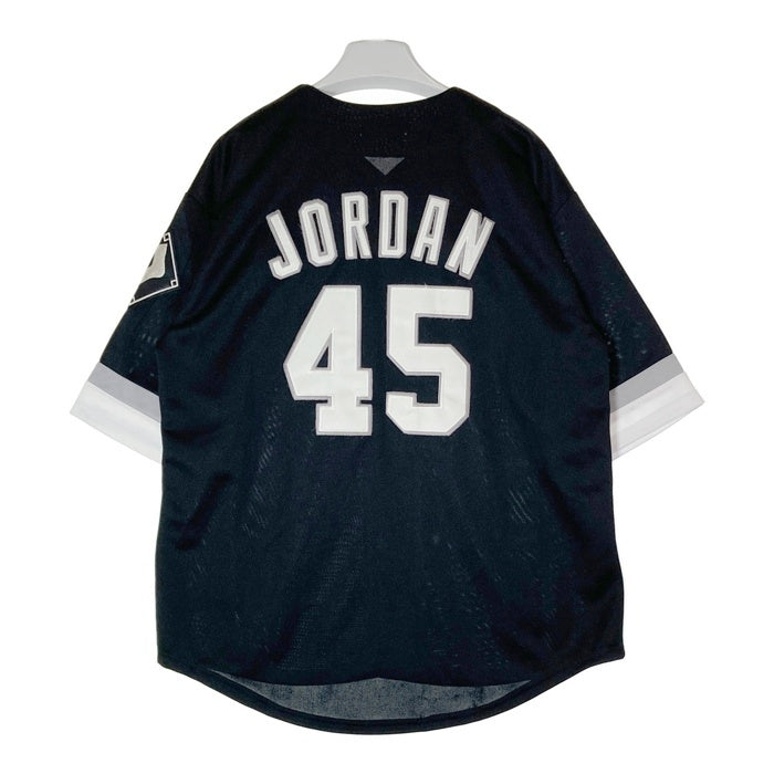 Mitchell&Ness ミッチェルアンドネス 1994 シカゴ・ホワイトソックス マイケル・ジョーダン COOPERSTOWN COLLECTION ゲームシャツ ブラック size48 瑞穂店