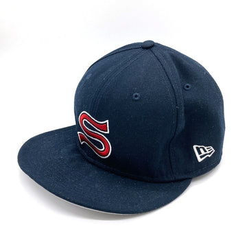 STUSSY ステューシー NEW ERA ニューエラ Emblem Cap ネイビー size7 5/8 瑞穂店