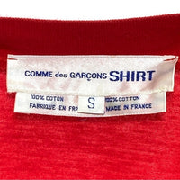 COMME des GARCONS SHIRT コムデギャルソンシャツ Ｔシャツ レッド SizeＳ 瑞穂店