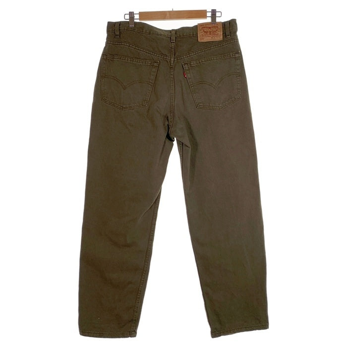 90's Levi's リーバイス 550 テーパードデニムパンツ カーキ USA製 00550-0649 Size 38×30 福生店