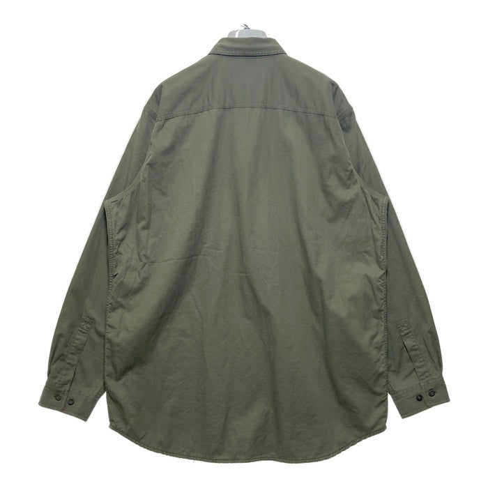 L.L.Bean エルエルビーン 長袖 ワークシャツ フランネルチェックライナー オリーブ Size L-TALL 瑞穂店