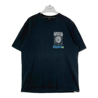 STUSSY ステューシー HERBY'S Dyed Tee 両面フォトプリント Tシャツ ブラック sizeL 瑞穂店