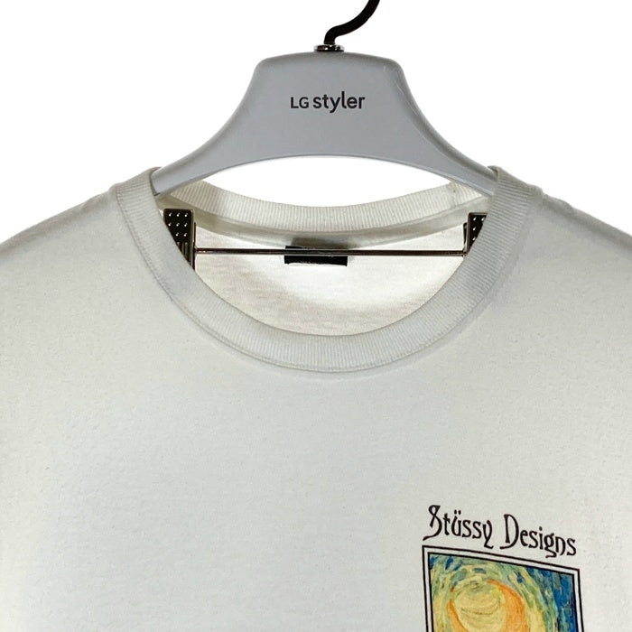 STUSSY ステューシー Midnight Insanity ミッドナイトインサニティ Tシャツ ホワイト sizeM 瑞穂店