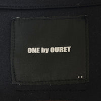 ONE BY OURET ワンバイオーレット クルーネック ジャージジャケット ネイビー size2 瑞穂店
