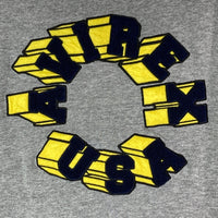 AVIREX アヴィレックス  パイルロゴ Tシャツ グレー sizeM 瑞穂店