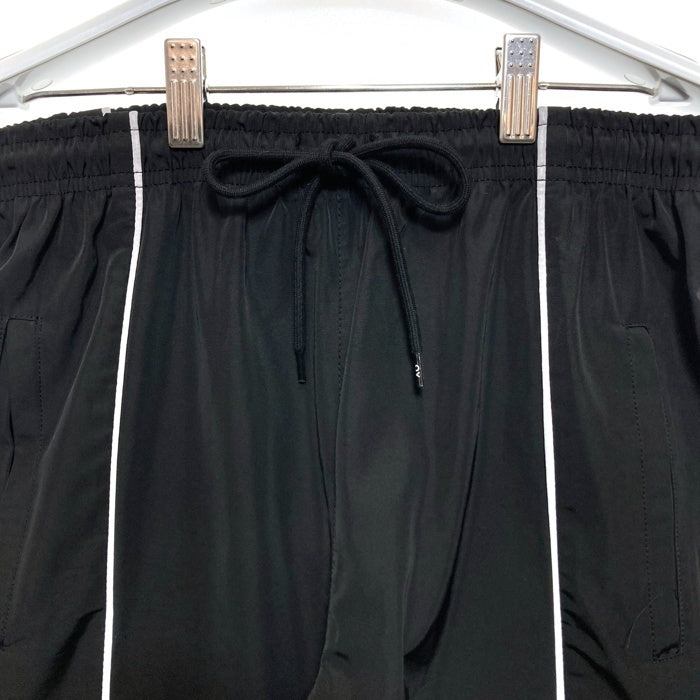 OY オーワイ カーゴ ジョガーパンツ リフレクターパイピング ブラック Size S 相当 瑞穂店