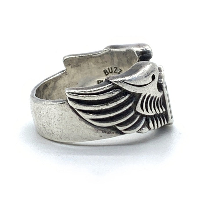 BUZZ RICKSON'S バズリクソンズ PILOT WING RING パイロットウィング シルバー ミリタリーリング STERLING BR01565 Size 23号 福生店