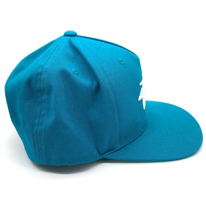 STUSSY ステューシー Big Stock Point Crown Snapback Cap スナップバック ベースボールキャップ ターコイズ 1311052 福生店