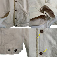 COOTIE クーティー ホワイトデニム ボアジャケット ホワイト アイボリー 日本製 Size XL 福生店