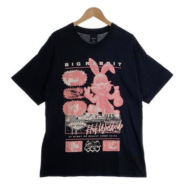 HUF ハフ FREDDIE GIBBS フレディギブス NIGHT ALIVE WASHED TEE プリントTシャツ ブラック Size M 福生店