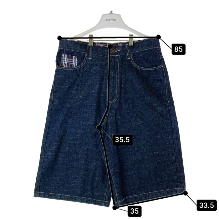 INDIGO30 インディゴ30 デニムハーフパンツ ブルー size32 瑞穂店