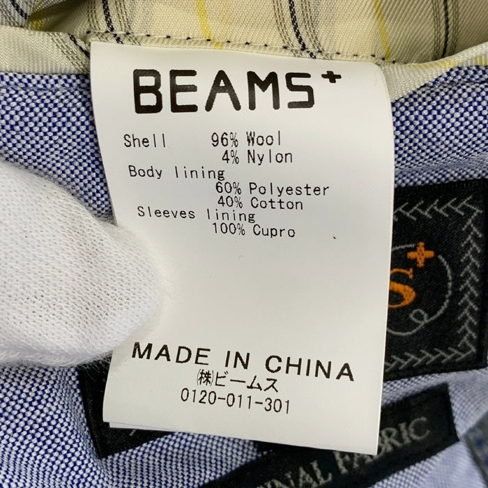 BEAMS+ ビームスプラス ウール ナイロン 3B テーラードジャケット グレー 19F-BP020 Size M 福生店