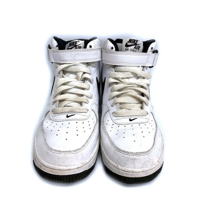 NIKE ナイキ DV0806-101 Air Force 1 Mid White/Black スニーカー ホワイト size24.5cm 瑞穂店