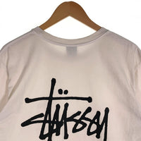 STUSSY ステューシー 両面プリント ロゴ 半袖 Tシャツ ナチュラル Size M 福生店