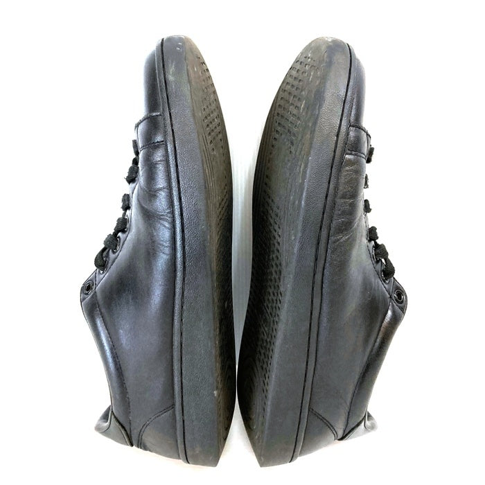 Ground Y グラウンドワイ FRED PERRY フレッドペリー Breaux BB Leather レザーローカットスニーカー ブラック FZ-29633 Size UK8 27cm相当 瑞穂店