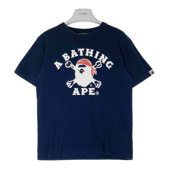 A BATHING APE アベイシングエイプ パイレーツプリント Ｔシャツ ネイビー sizeS 瑞穂店