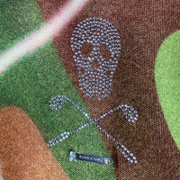 MARK&LONA マークアンドロナ Wile E Camo Cashmere Sweater コヨーテ カモフラージュ カシミヤセーター パーカー グリーン MLM-3C-AB23 Size 48 福生店