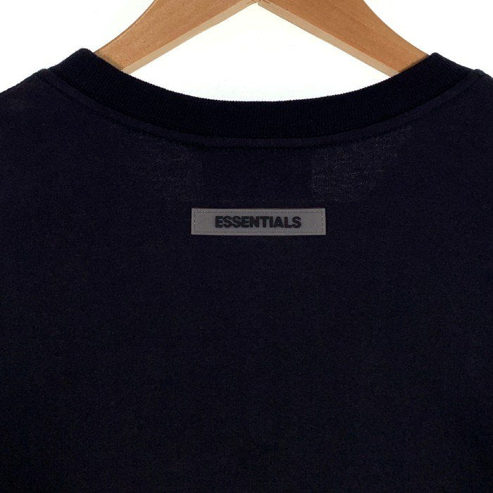 ESSENTIALS エッセンシャルズ ラバープリント Tシャツ 半袖 ネイビー Size M 福生店