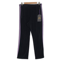 Needles ニードルズ Narrow Track Pant - C/PE Velour ナロートラックパンツ ベロア ブラック パープル –  GolRagオンラインショップ