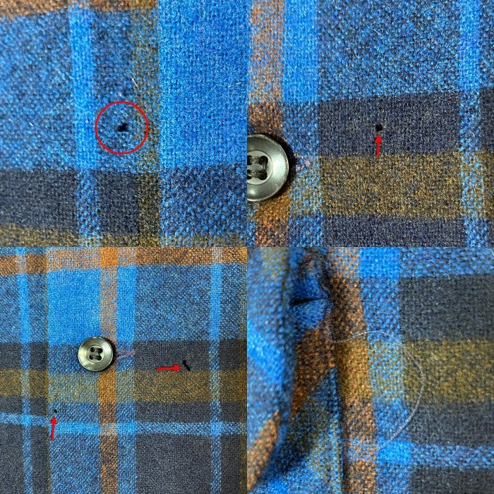 PENDLETON ペンドルトン チェックウールシャツ ブルー sizeL 瑞穂店
