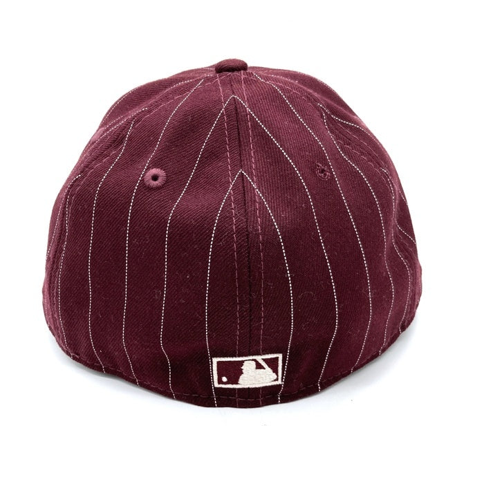 NEW ERA ニューエラ 59 FIFTY Oakland Athletics ベースボールキャップ バーガンディ size7 3/8(58.7cm)※内側汚れあり 瑞穂店