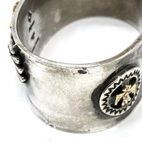 ARIZONA FREEDOM アリゾナフリーダム 頭金イーグル 30mm K18 シルバーバングル サンダーバード 太陽神 日本製 福生店