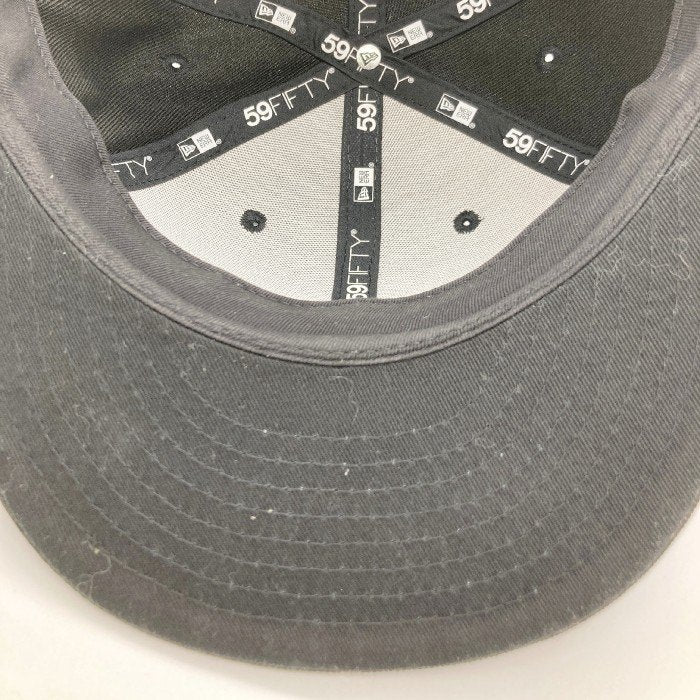 NEWERA×DOG TOWN ニューエラ×ドッグタウン ロゴ刺繍 キャップ ブラック size62.5cm 瑞穂店