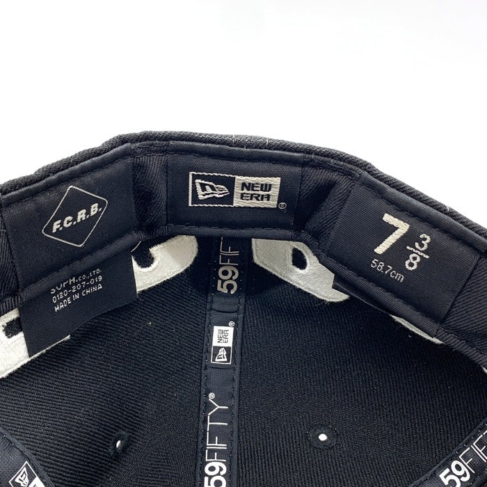 F.C.R.B. エフシーレアルブリストル New Era ニューエラ 59FIFTY BASEBALL CAP ベースボールキャップ ブラック Size 7 3/8 (58.7cm) 福生店