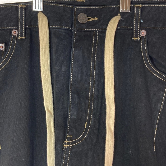 glamb グラム ブラックデニムパンツ サルエル ブラック ストレッチ GB16SP/P15 ブラック Size 3 瑞穂店