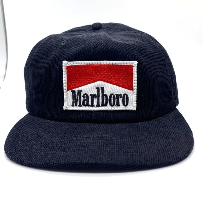 Marlboro マルボロ コーデュロイ スナップバック キャップ ブラック 福生店