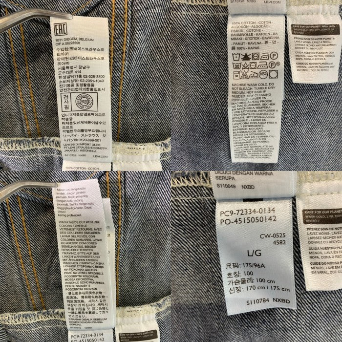 Levi's リーバイス デニム トラッカージャケット インディゴ 72334-0134 Size L 福生店