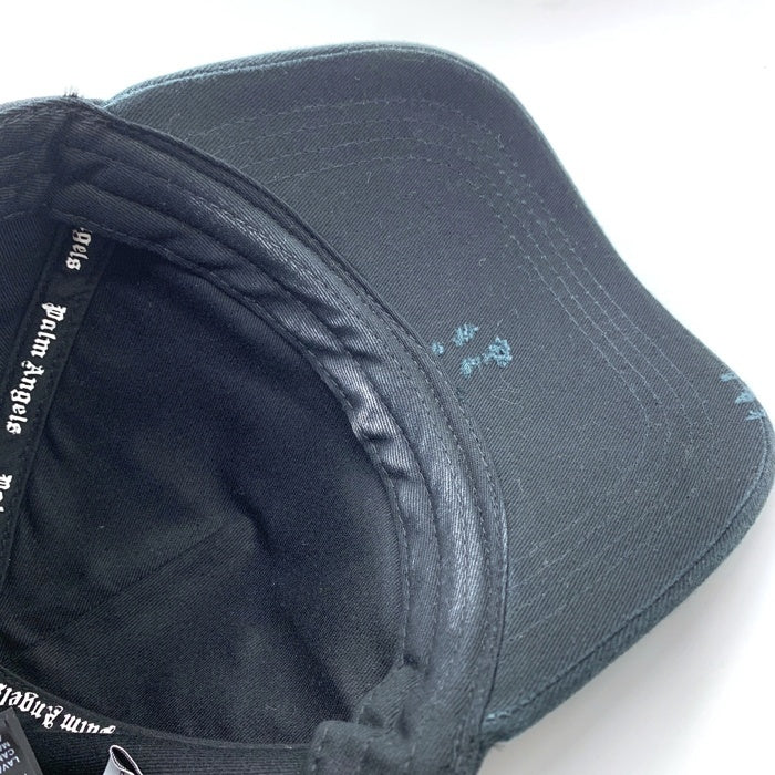 Palm Angels パームエンジェルス CAPPELLO BASEBALL CAP カッペッロ ベースボールキャップ ブラック グリーン PMLB094S24FAB001 福生店