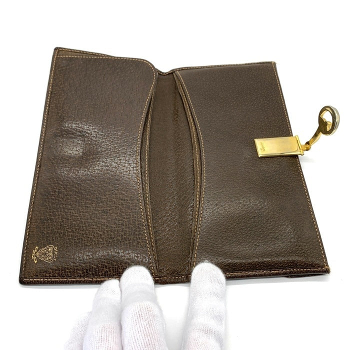 GUCCI グッチ GGキャンバス ホースビット 長財布 オールドグッチ ベージュ 福生店