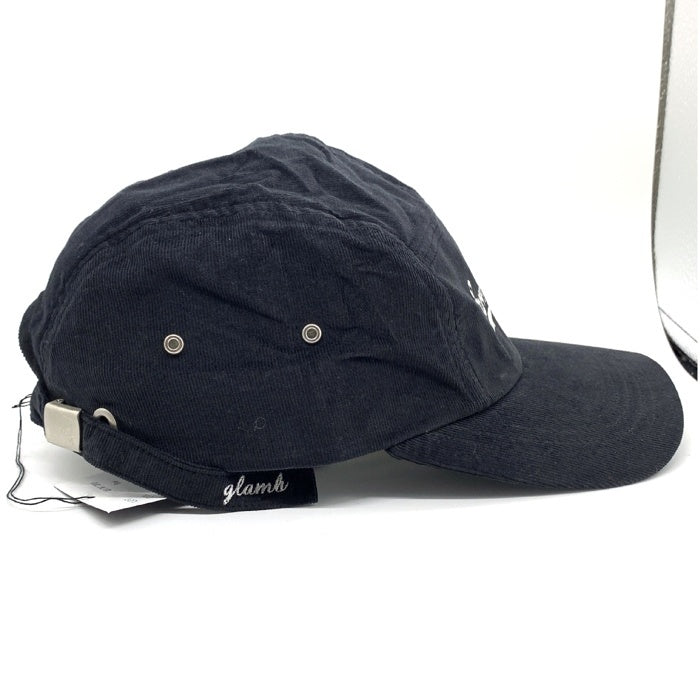 glamb グラム Born Slippy cap ボーンスリッピーキャップ  ジェット コーデュロイ ブラック 福生店