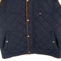 BELSTAFF ベルスタッフ キルティングベスト ネイビー Size XXL 福生店
