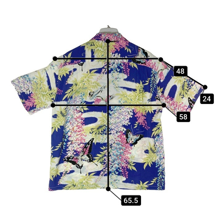 SUN SURF サンサーフ ALOHA SHIRT - WISTERIA & DUCKS  アロハシャツ ウィステリア & ダックス SS36438 ブルー sizeM 瑞穂店